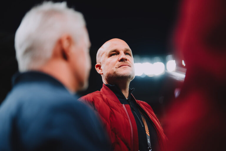 Rouven Schröder vom FC Red Bull Salzburg vor dem Europa-League-Spiel bei Olympique Lyon