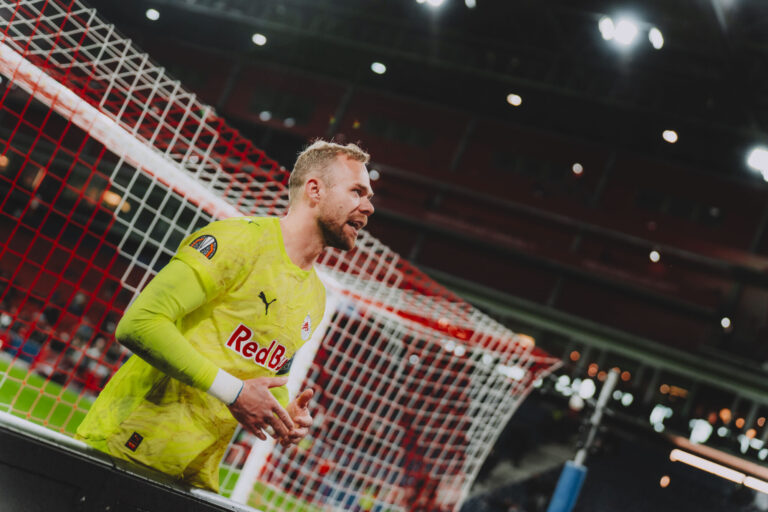 Alexander Schlager vom FC Red Bull Salzburg beim Europa-League-Spiel gegen Ferencvárosi TC