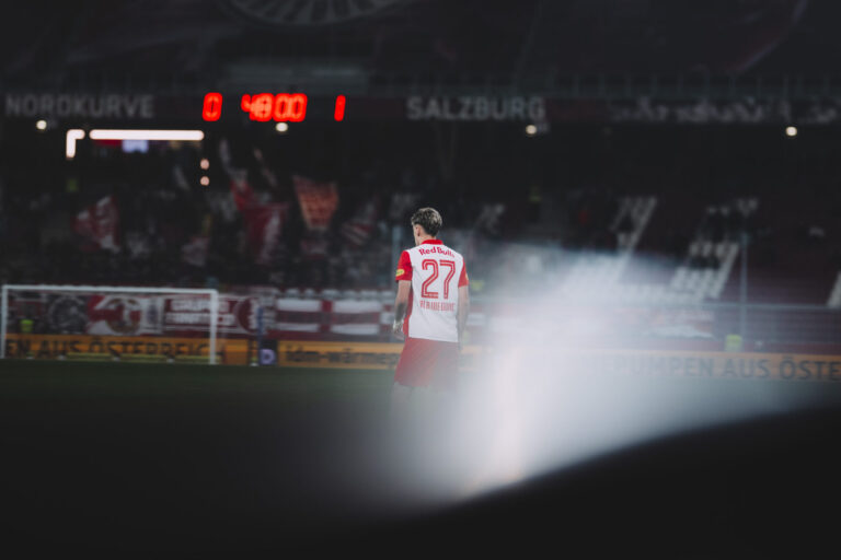 Kerim Alajbegovic vom FC Red Bull Salzburg im ÖFB-Cup-Halbfinale gegen den SCR Altach