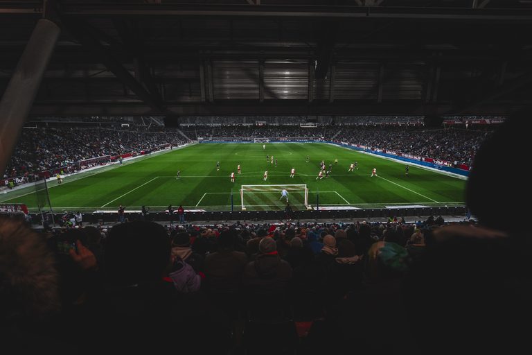 Innenansicht der Red Bull Arena beim Testspiel gegen den FC Bayern München
